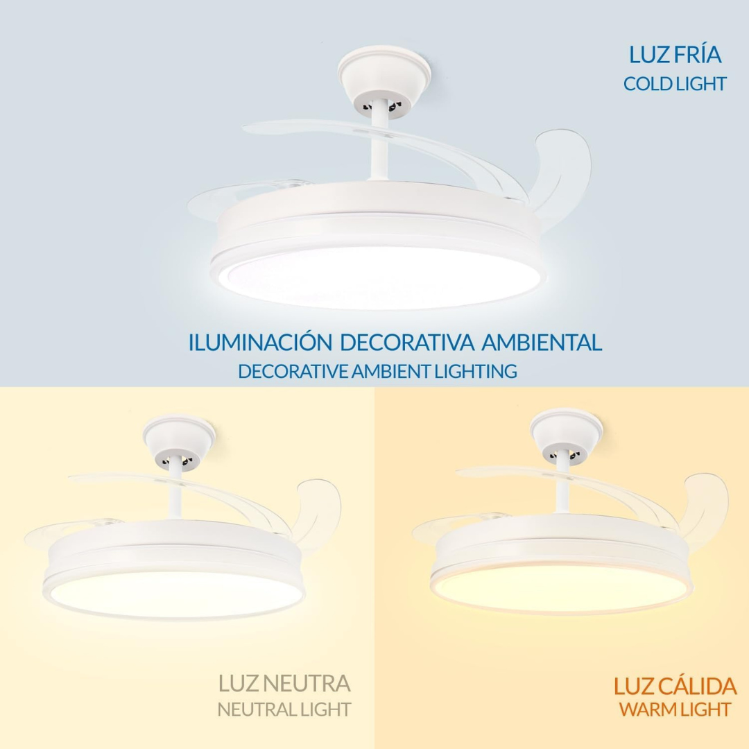 VENTILADOR DE TECHO LED